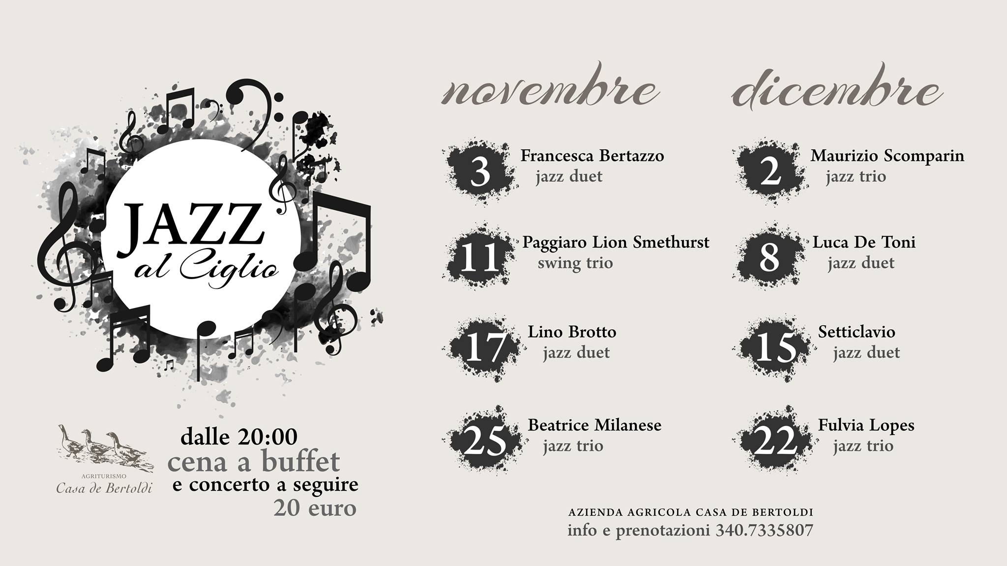 jazz concert concerto programma belluno